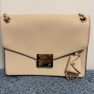 Karl Lagerfeld Beige Crossbody Bag